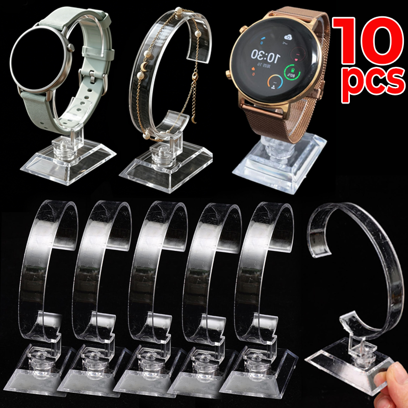 Jewelry Stand Watches - Transparent Watch Display Stand C-Circle Acrylic