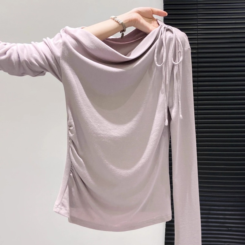 S&S Watches & Jewelry Ho Chi Minh - Women Drawstring Off Shoulder Long Sleeve