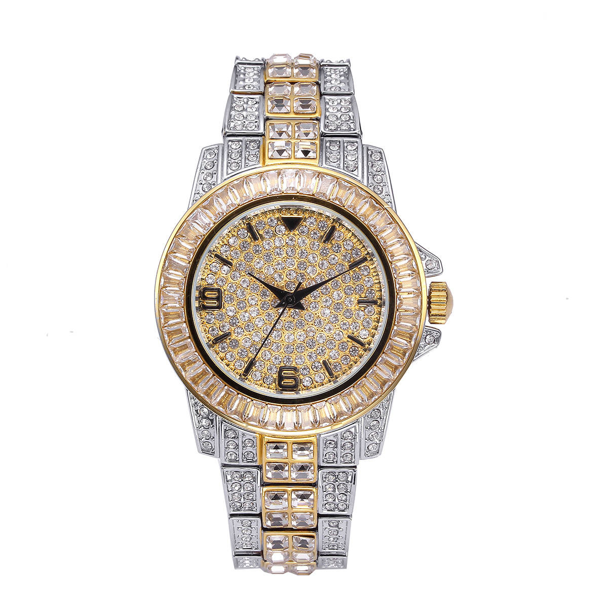 Jewelry And Watches - Luxury Full Stone Quartz Watches for