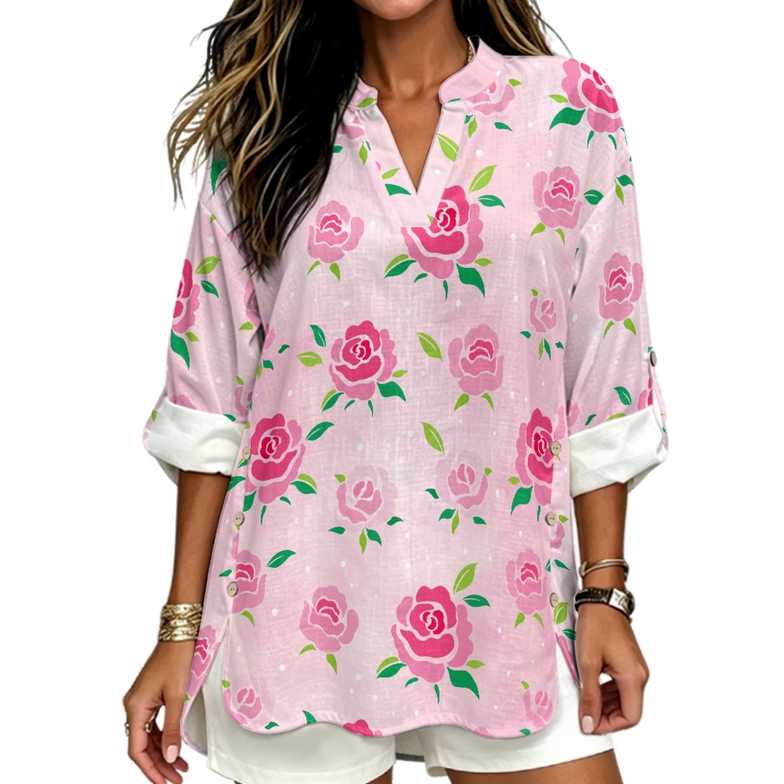 PENSTROLL Pink Rose Pattern Li - S&S Watches & Jewelry Ho Chi Minh recension och pris