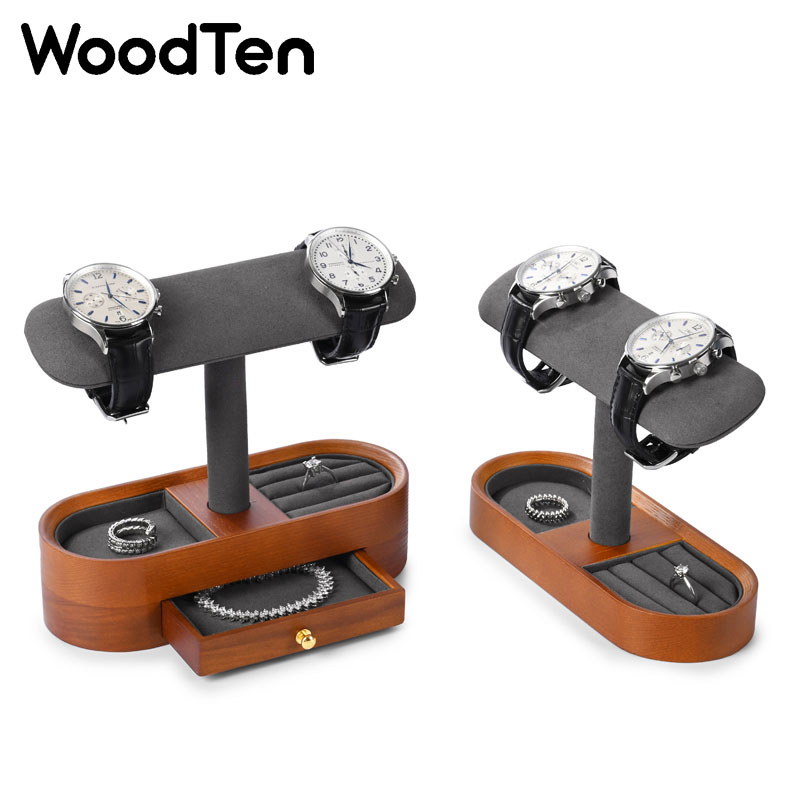WoodTen Watch Display Stand wi - Jewelry Stand Watches recension och pris