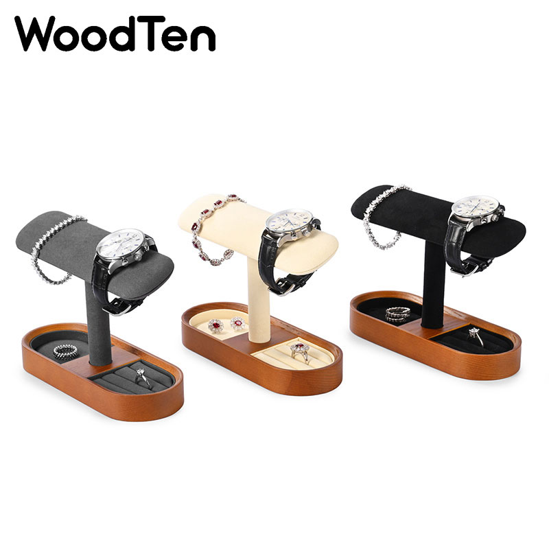 WoodTen Watch Display Stand wi - Jewelry Stand Watches recension och pris