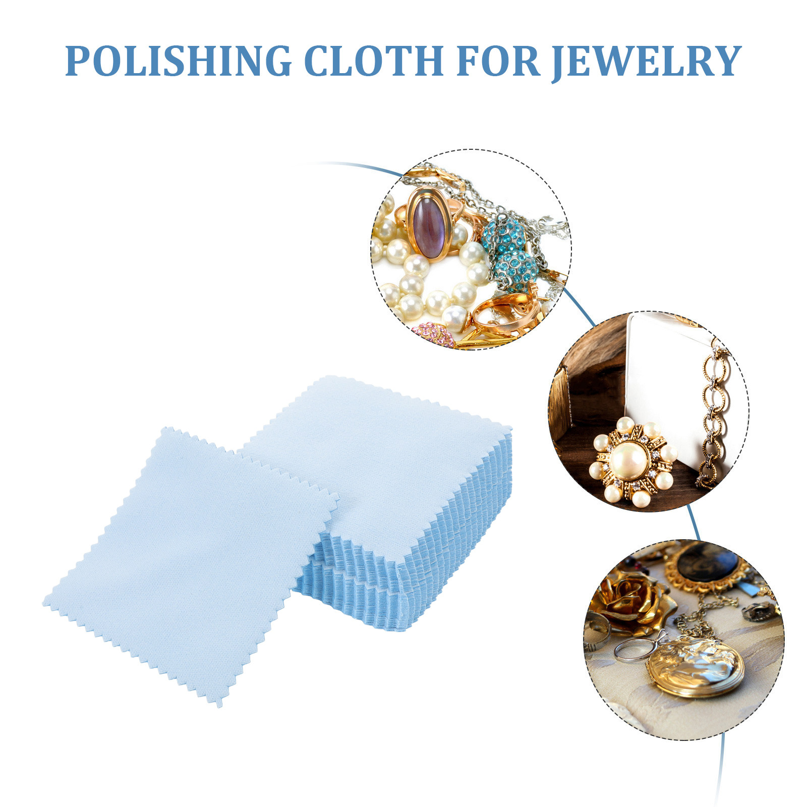 2pcs Silver Polishing Cloth 8X - Jewelry And Watches recension och pris
