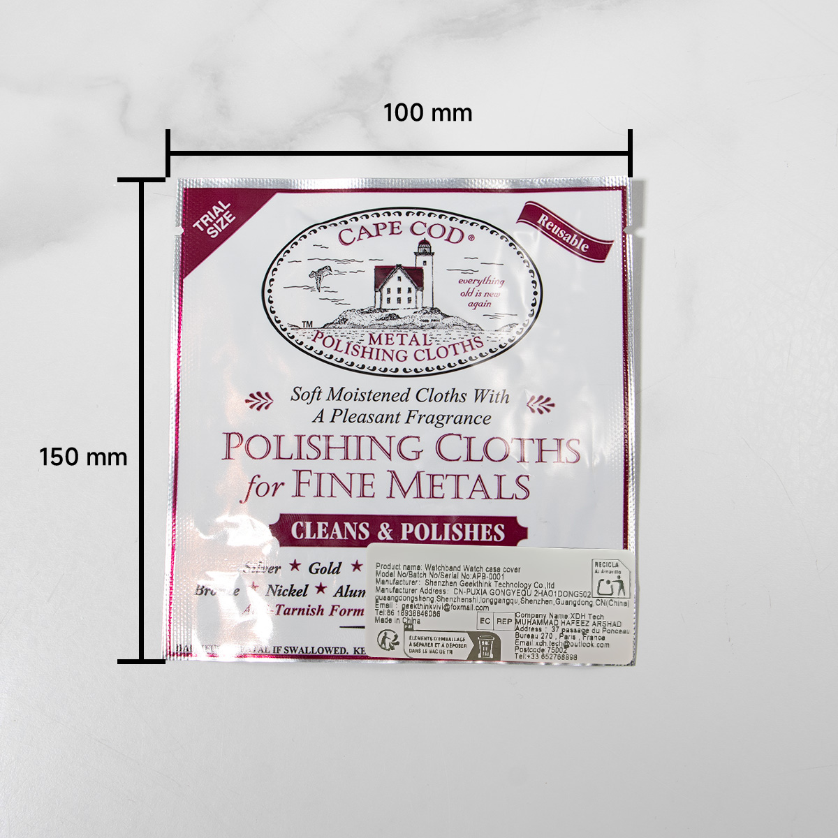 1Set Watch Polishing Cloths Us - Used Jewelry Watches recension och pris
