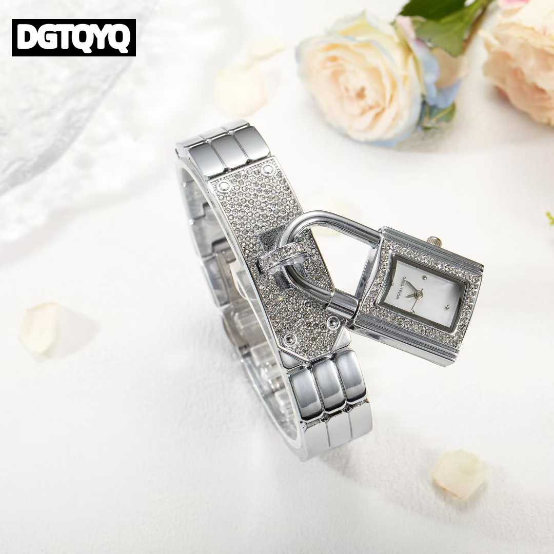 Ladies Sliver Detachable Lock  - Jewelry Diamond Watches recension och pris