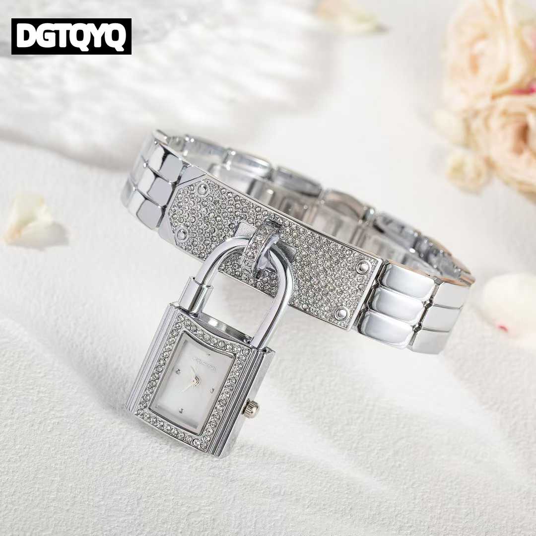 Ladies Sliver Detachable Lock  - Jewelry Diamond Watches recension och pris