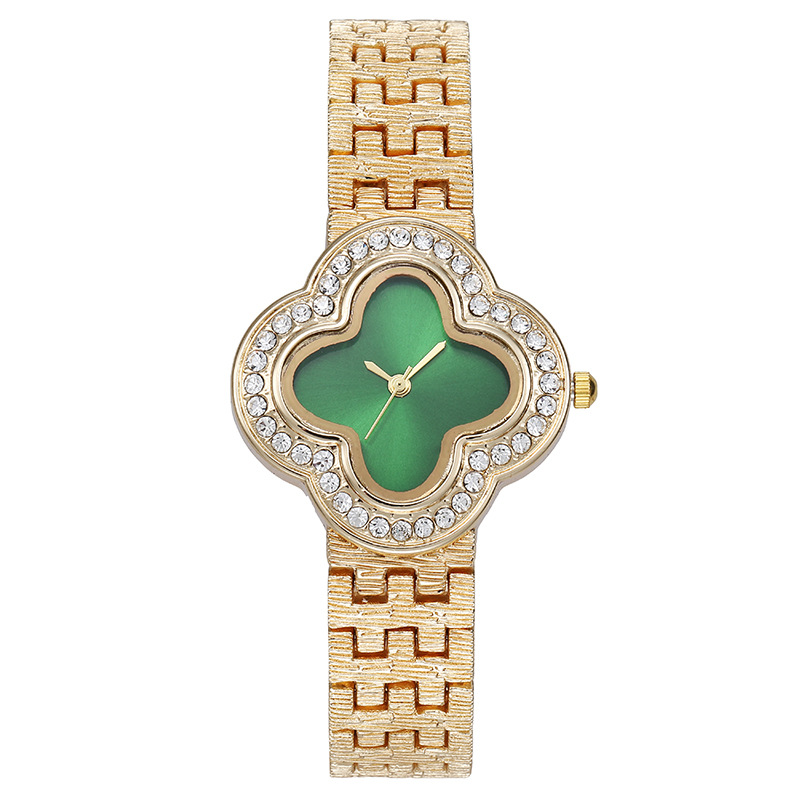 Women's Quartz Watch Four-Leaf - Jewelry Diamond Watches recension och pris