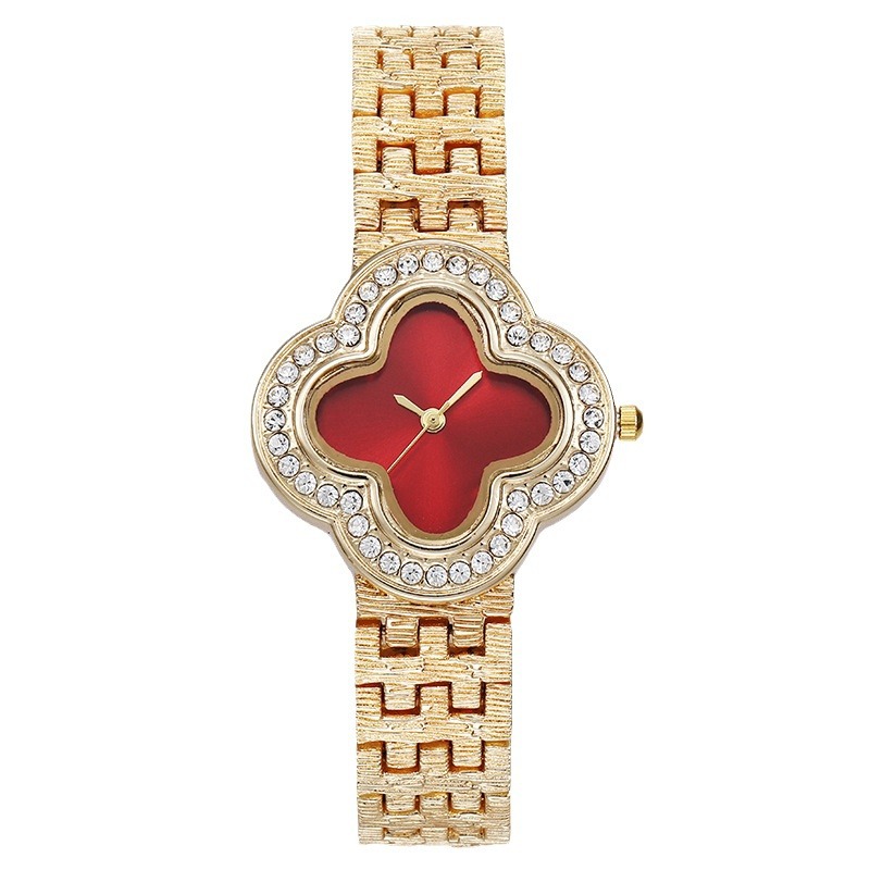 Women's Quartz Watch Four-Leaf - Jewelry Diamond Watches recension och pris