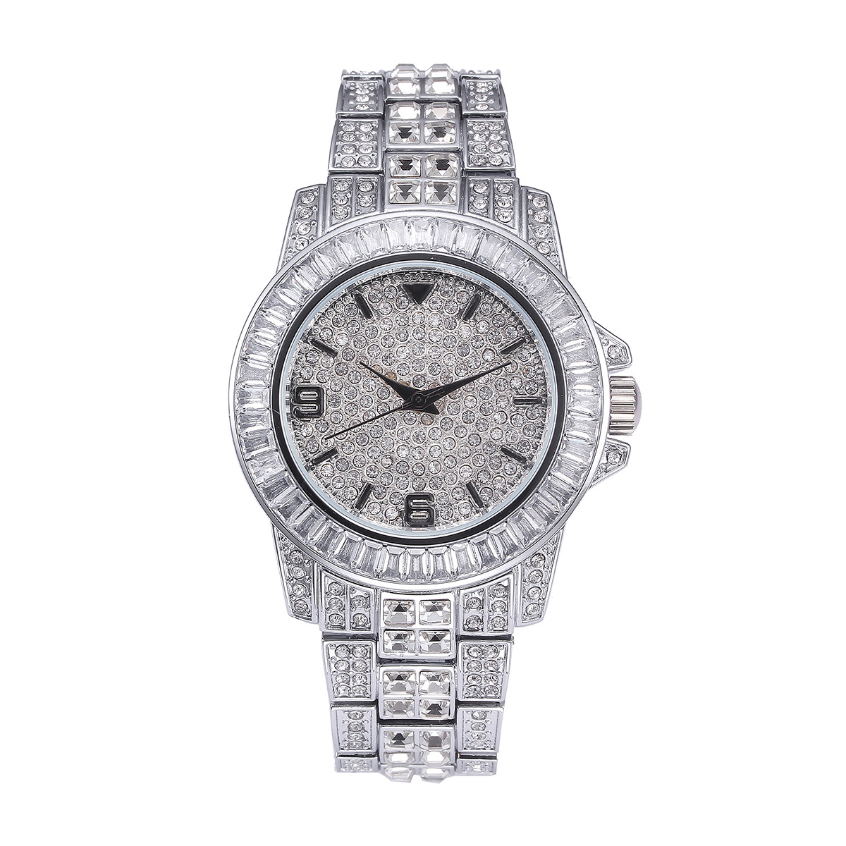 Luxury Full Stone Quartz Watch - Jewelry And Watches recension och pris