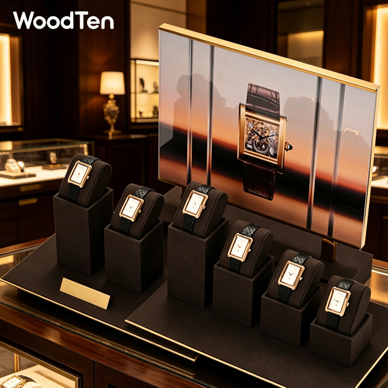 WoodTen Microfibe Watch Stand  - Jewelry Stand Watches recension och pris