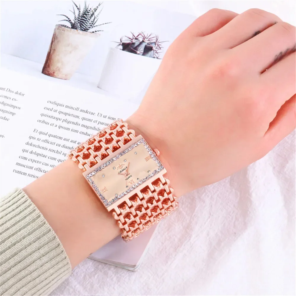 Women's Fashion Luxury Square  - Jewelry Diamond Watches recension och pris