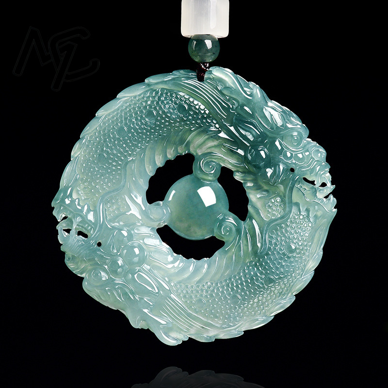 Natural Real Emerald Blue Wate - Jewelry & Watches Spółka Z Ograniczoną Odpowiedzialnością recension och pris