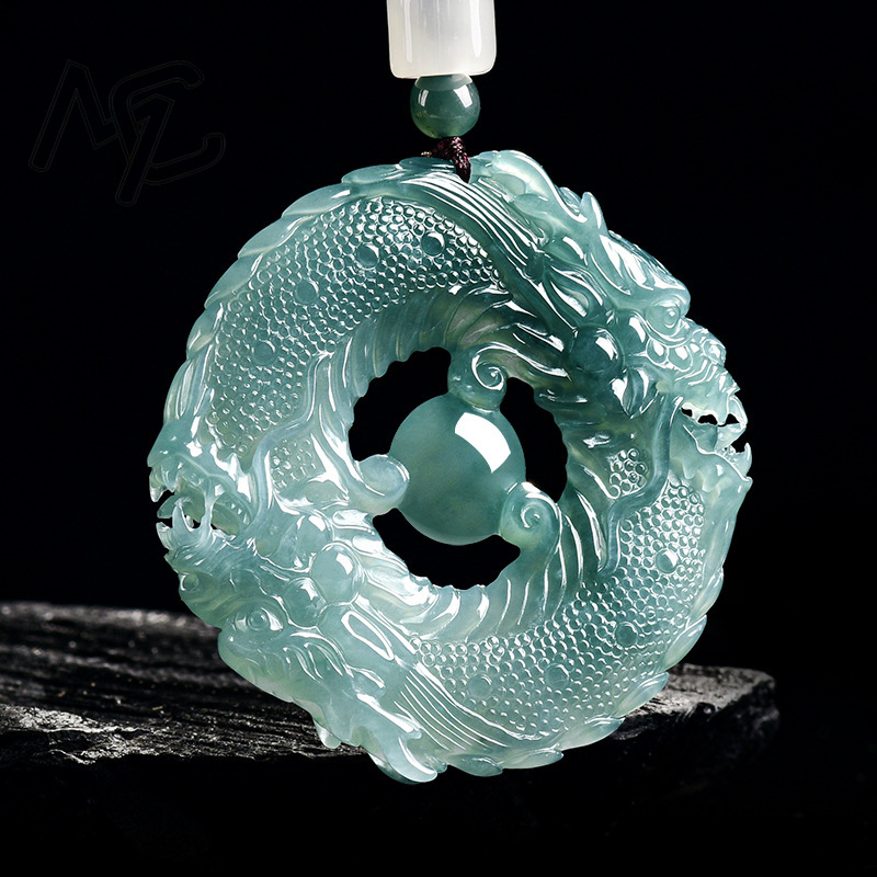 Natural Real Emerald Blue Wate - Jewelry & Watches Spółka Z Ograniczoną Odpowiedzialnością recension och pris