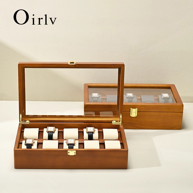 Oirlv 10 Grids Watch Box Woode - Jewelry Type Watches recension och pris