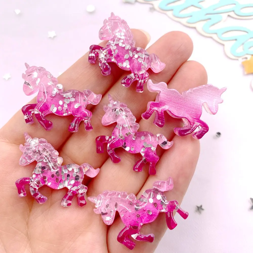 6PCS Colorful Resin Glitter 3D - Paradise Jewelry & Watches Llc Photos recension och pris
