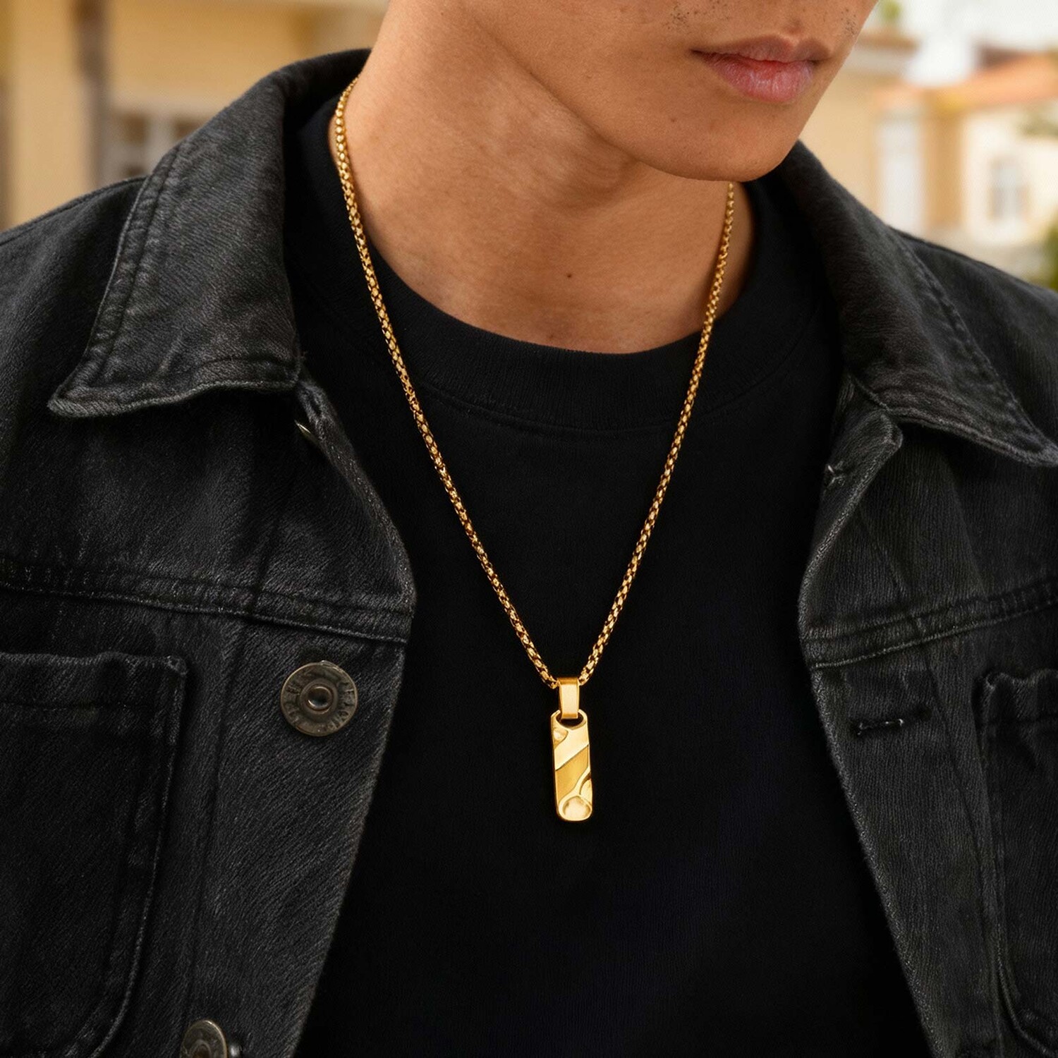 Small Dogtag Pendant Necklaces - Mens Dog Tag Necklace recension och pris