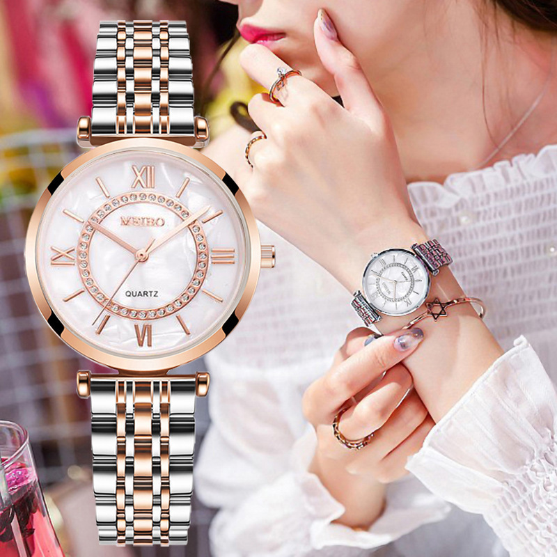 Luxury Crystal Women Bracelet  - Jewelry Diamond Watches recension och pris