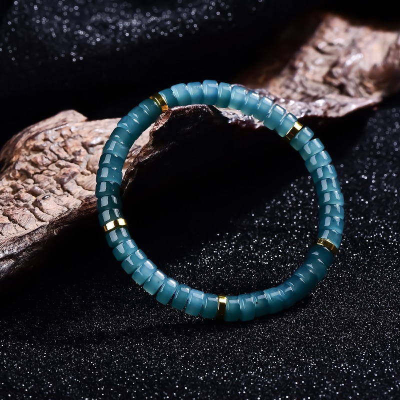 Natural Jadeite Blue Water Aba - Jewelry & Watches Spółka Z Ograniczoną Odpowiedzialnością recension och pris
