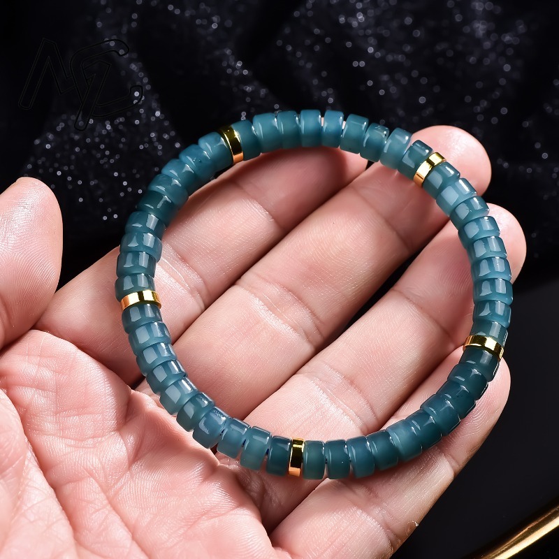 Natural Jadeite Blue Water Aba - Jewelry & Watches Spółka Z Ograniczoną Odpowiedzialnością recension och pris