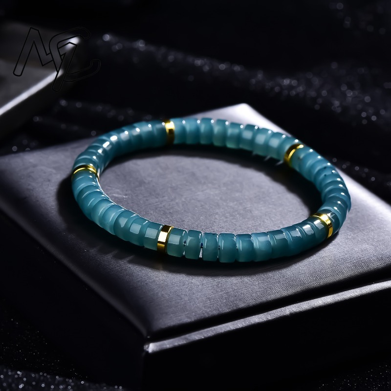 Natural Jadeite Blue Water Aba - Jewelry & Watches Spółka Z Ograniczoną Odpowiedzialnością recension och pris