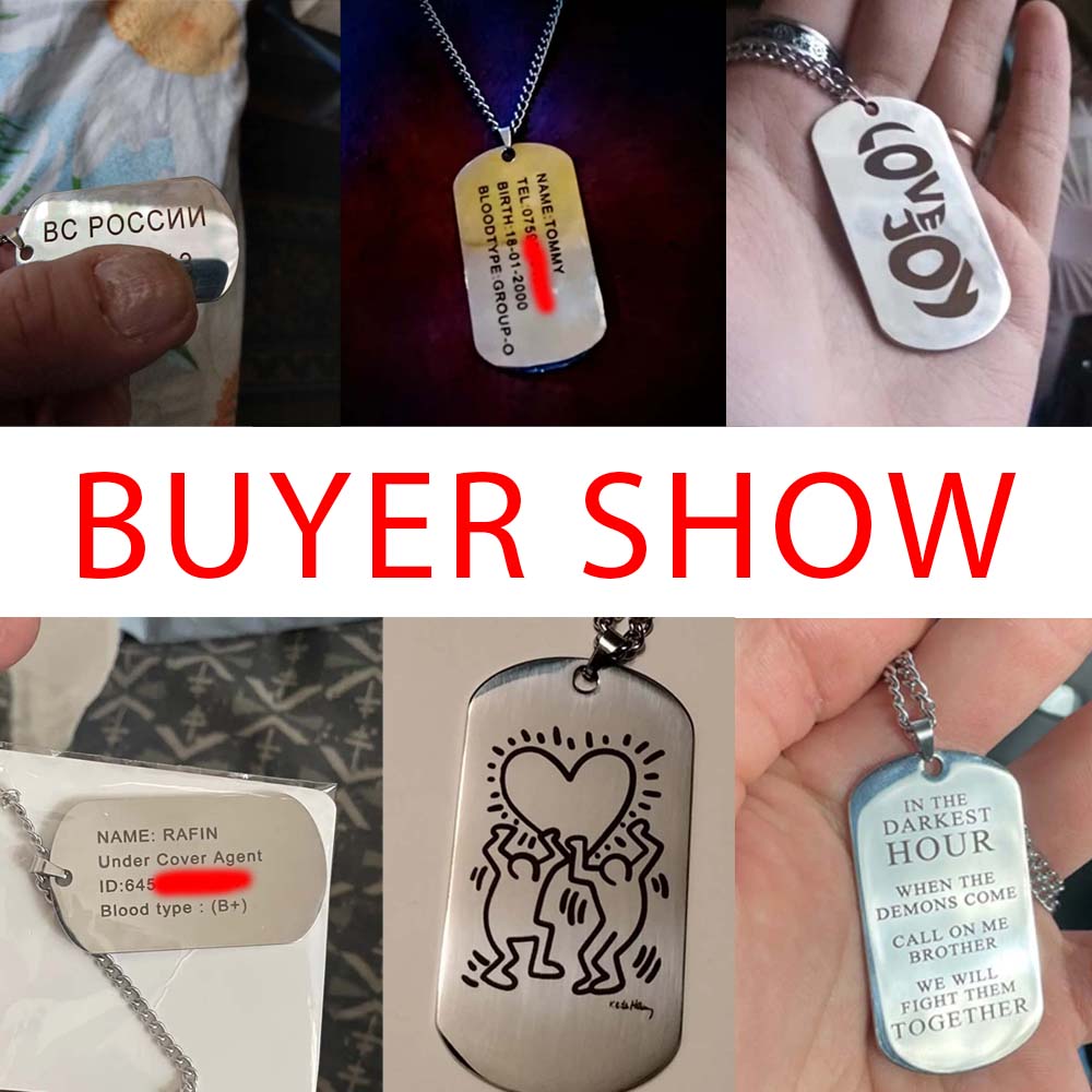 Military Army Tactical Persona - Mens Dog Tag Necklace recension och pris