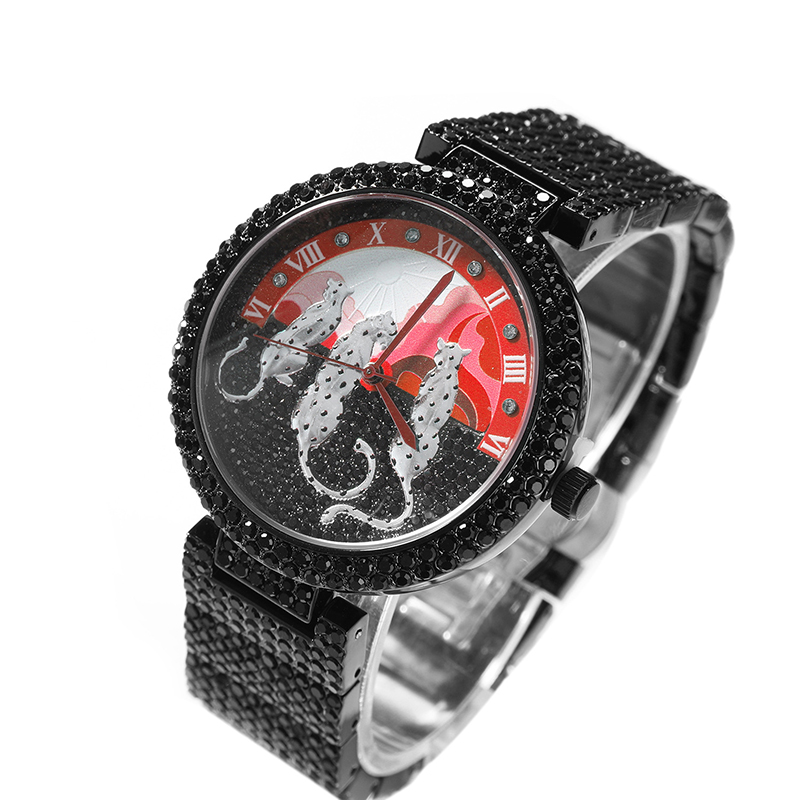 Men's Watches Sun and leopard  - Jewelry And Watches Luxury Brand recension och pris