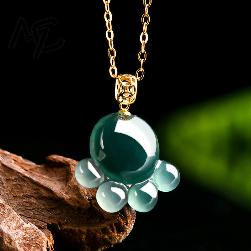 Natural Real Emerald Blue Wate - Jewelry & Watches Spółka Z Ograniczoną Odpowiedzialnością recension och pris