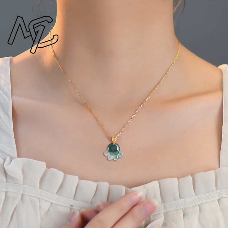 Natural Real Emerald Blue Wate - Jewelry & Watches Spółka Z Ograniczoną Odpowiedzialnością recension och pris