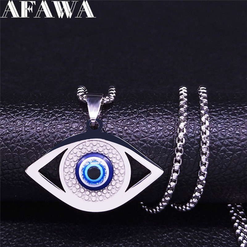 Islam Hamsa Evil Blue Eye Neck - Jewelry & Watches Spółka Z Ograniczoną Odpowiedzialnością recension och pris