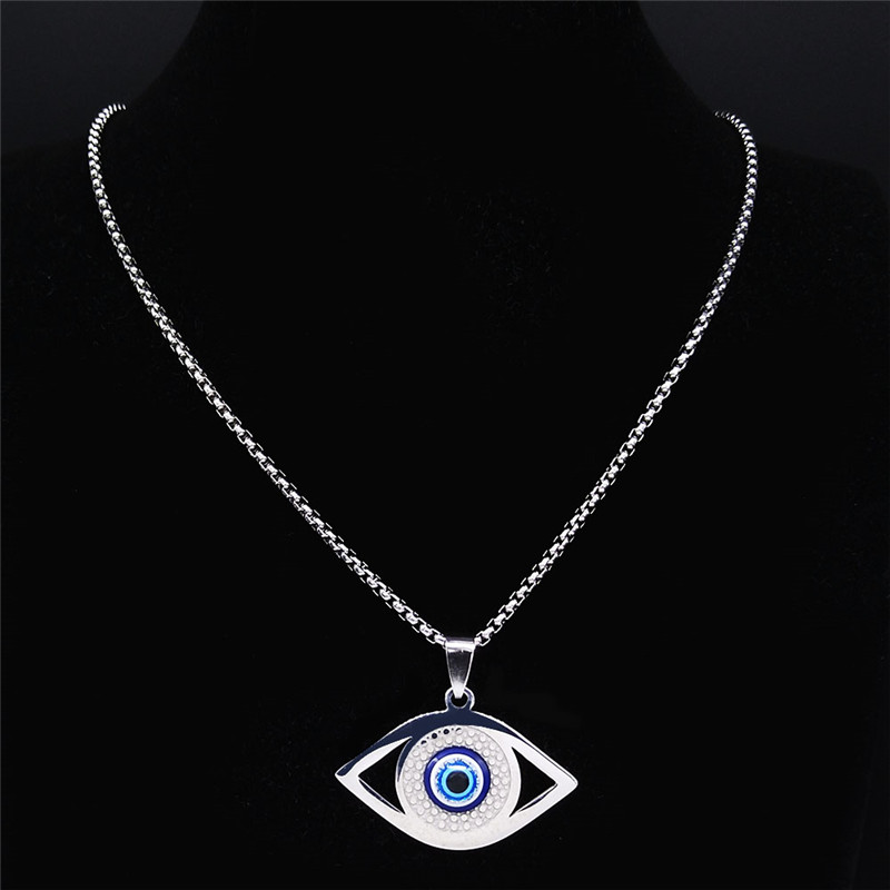 Islam Hamsa Evil Blue Eye Neck - Jewelry & Watches Spółka Z Ograniczoną Odpowiedzialnością recension och pris