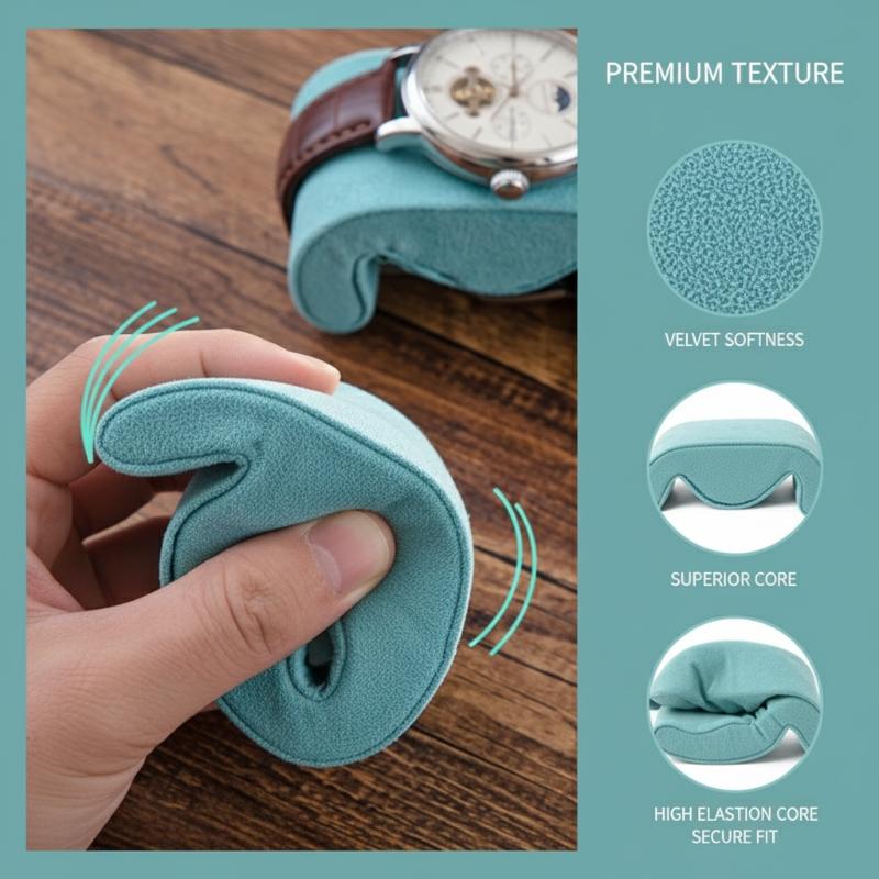Elegant Soft Flannelette Watch - Jewelry Stand Watches recension och pris