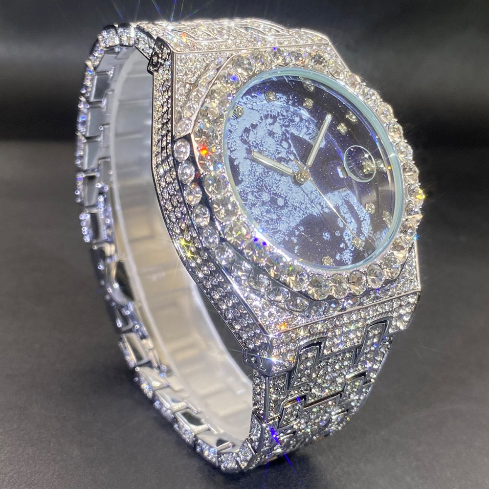 2026 Hip Hop Mens Quartz Watch - Jewelry Type Watches recension och pris