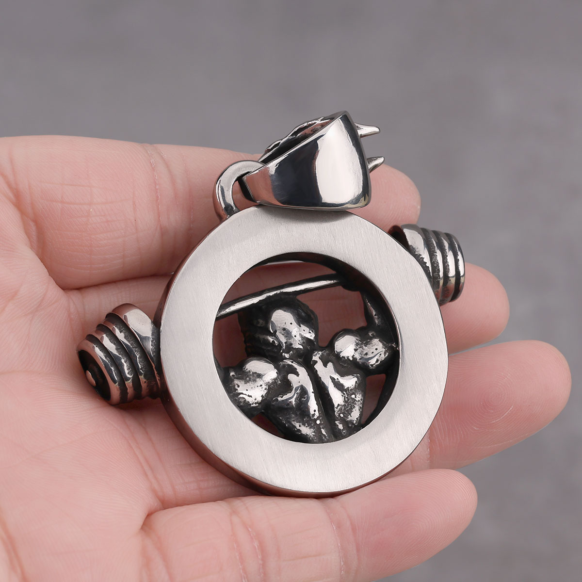 Creative Design Barbell Fitnes - Mens Dog Tag Necklace recension och pris