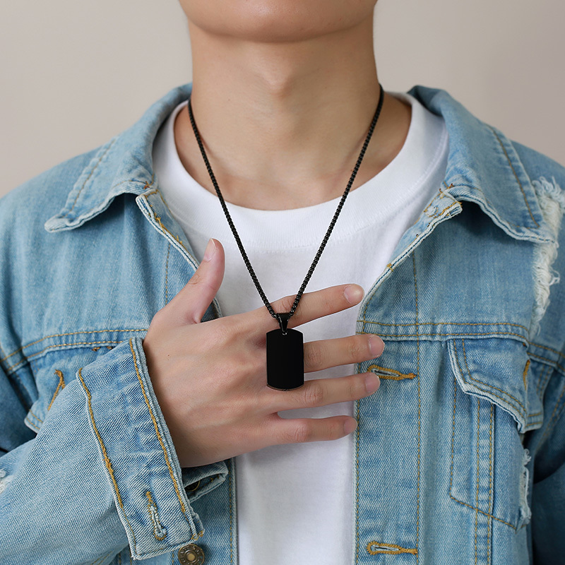 Vnox Men Dog Tag Container Pen - Mens Dog Tag Necklace recension och pris